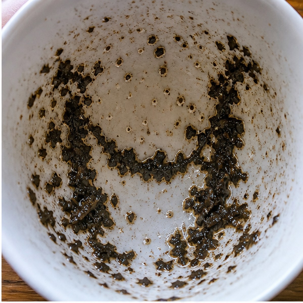 Suspension Bridge tea leaves cup variation one