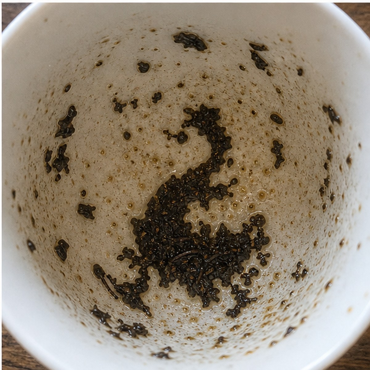 Swan tea leaves cup variation three