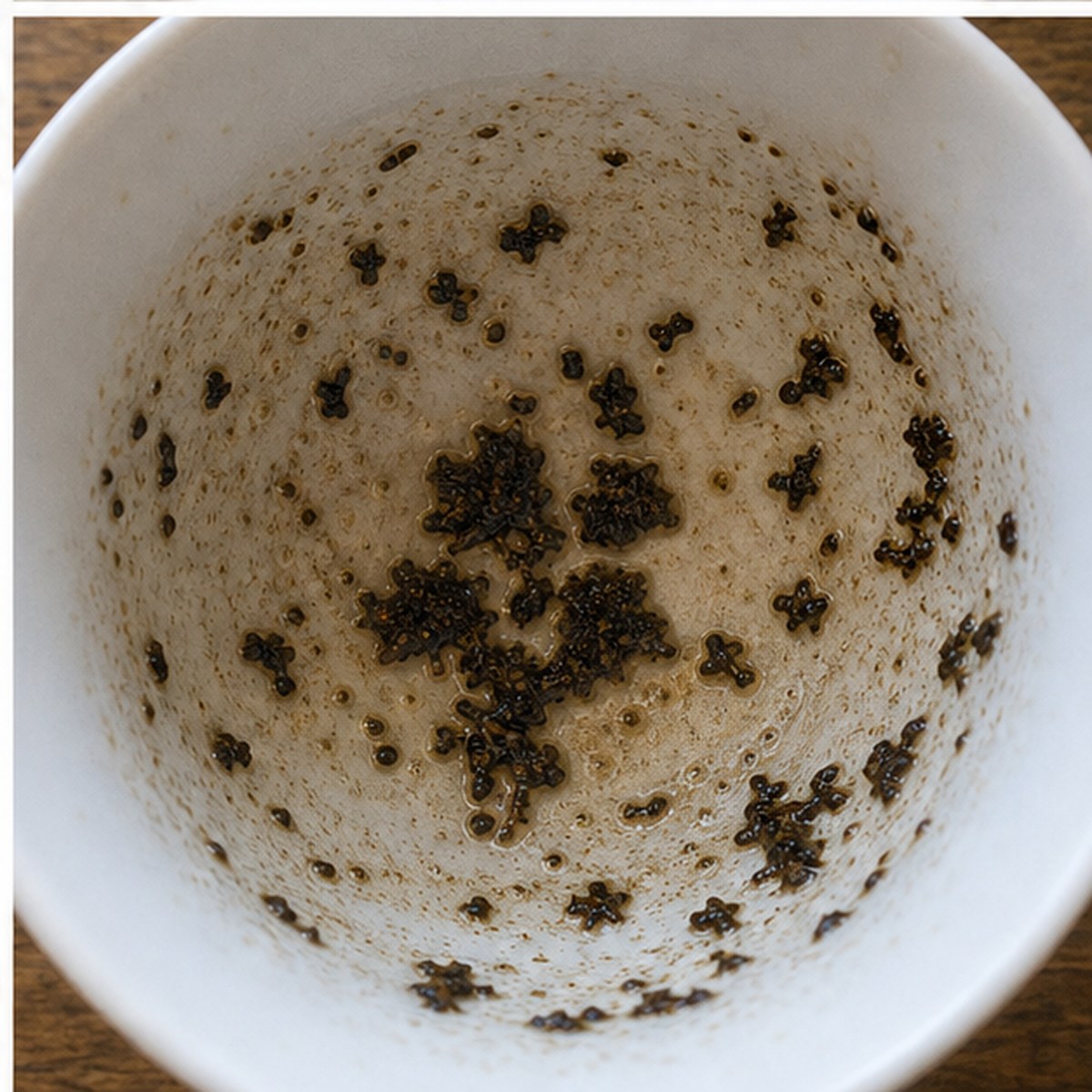 Sweet William tea leaves cup variation three