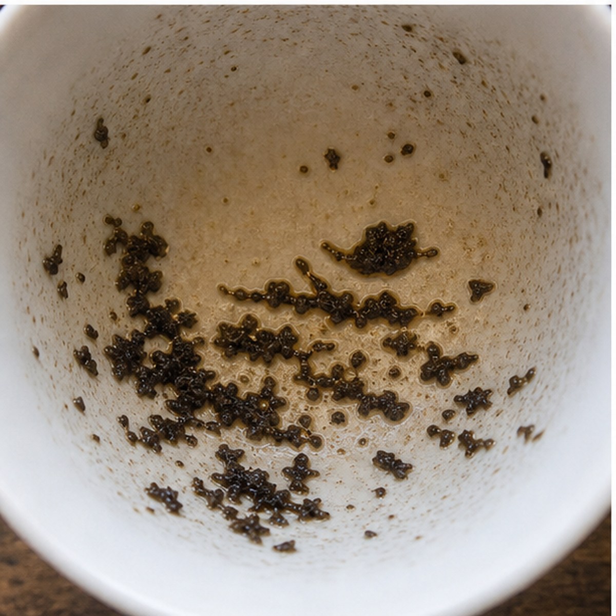 Swimming tea leaves cup variation two