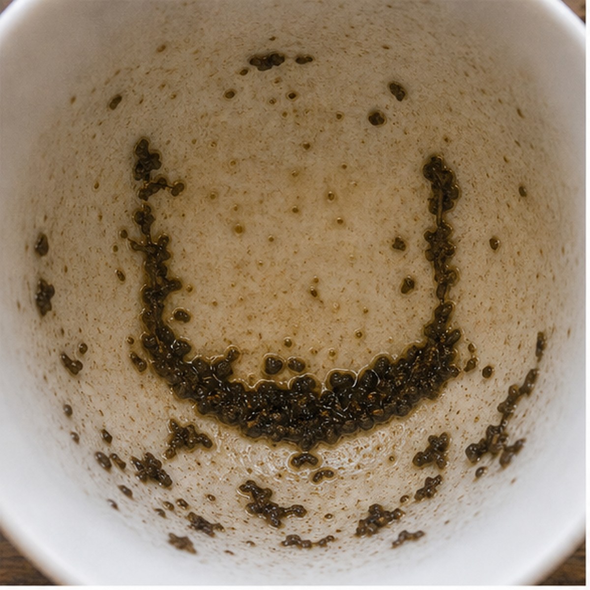 Swing-Boat tea leaf reading cup example