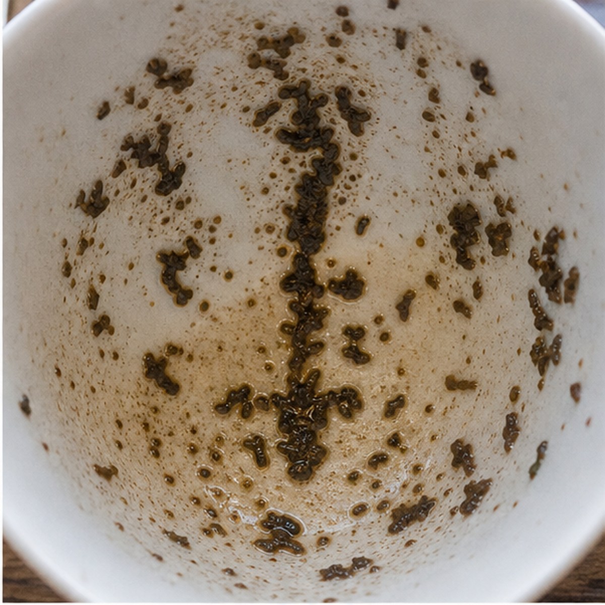 Sword tea leaves cup variation one