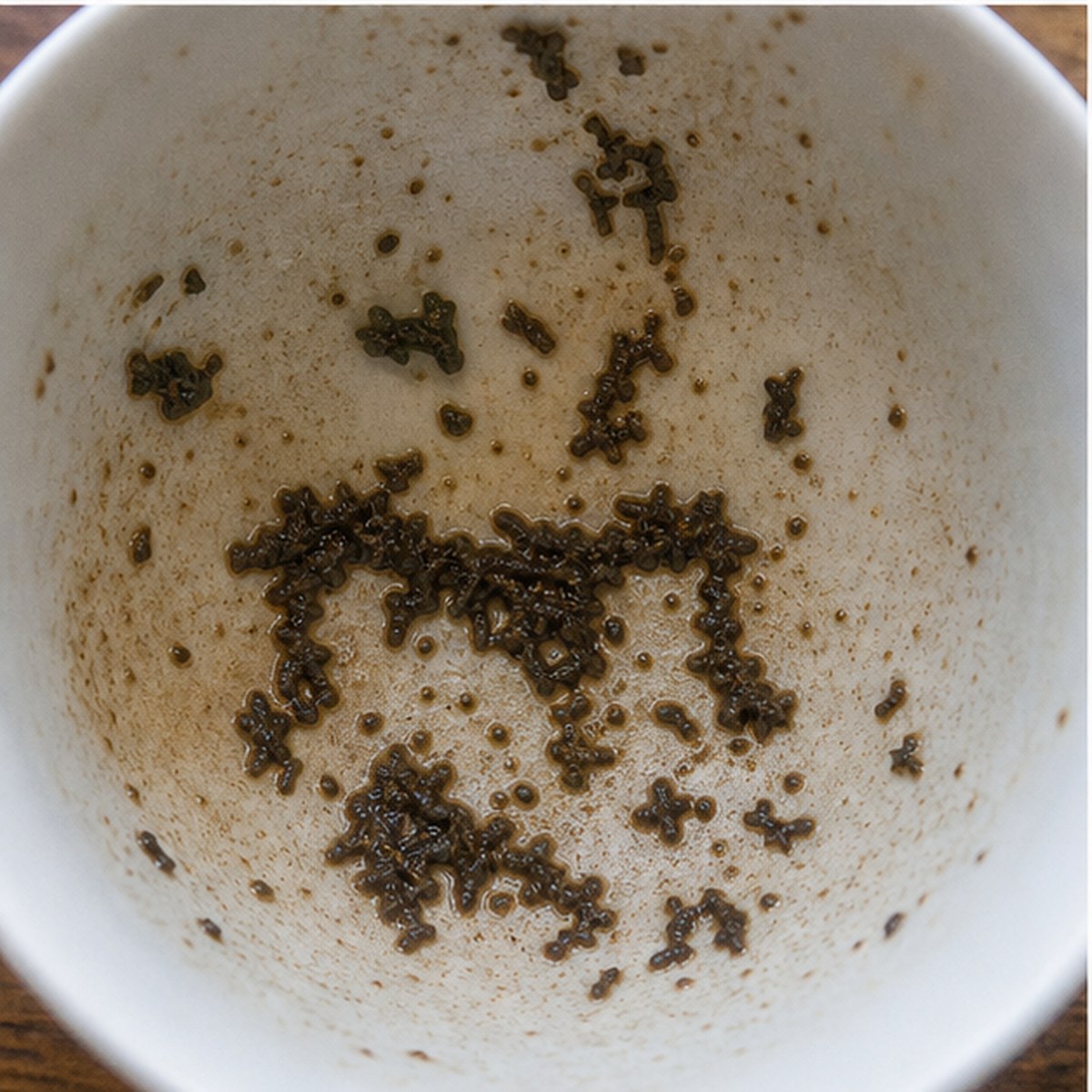 Table tea leaves cup variation two