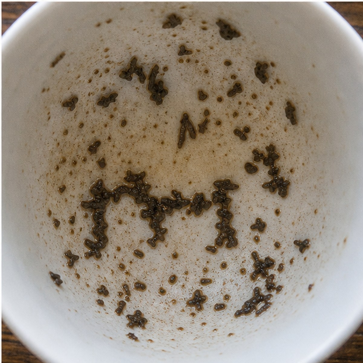 Table tea leaves cup variation three