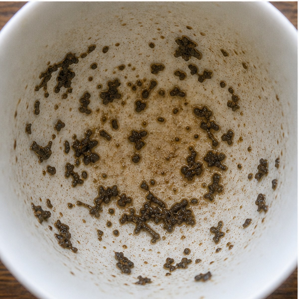 Tambourine tea leaves cup variation two