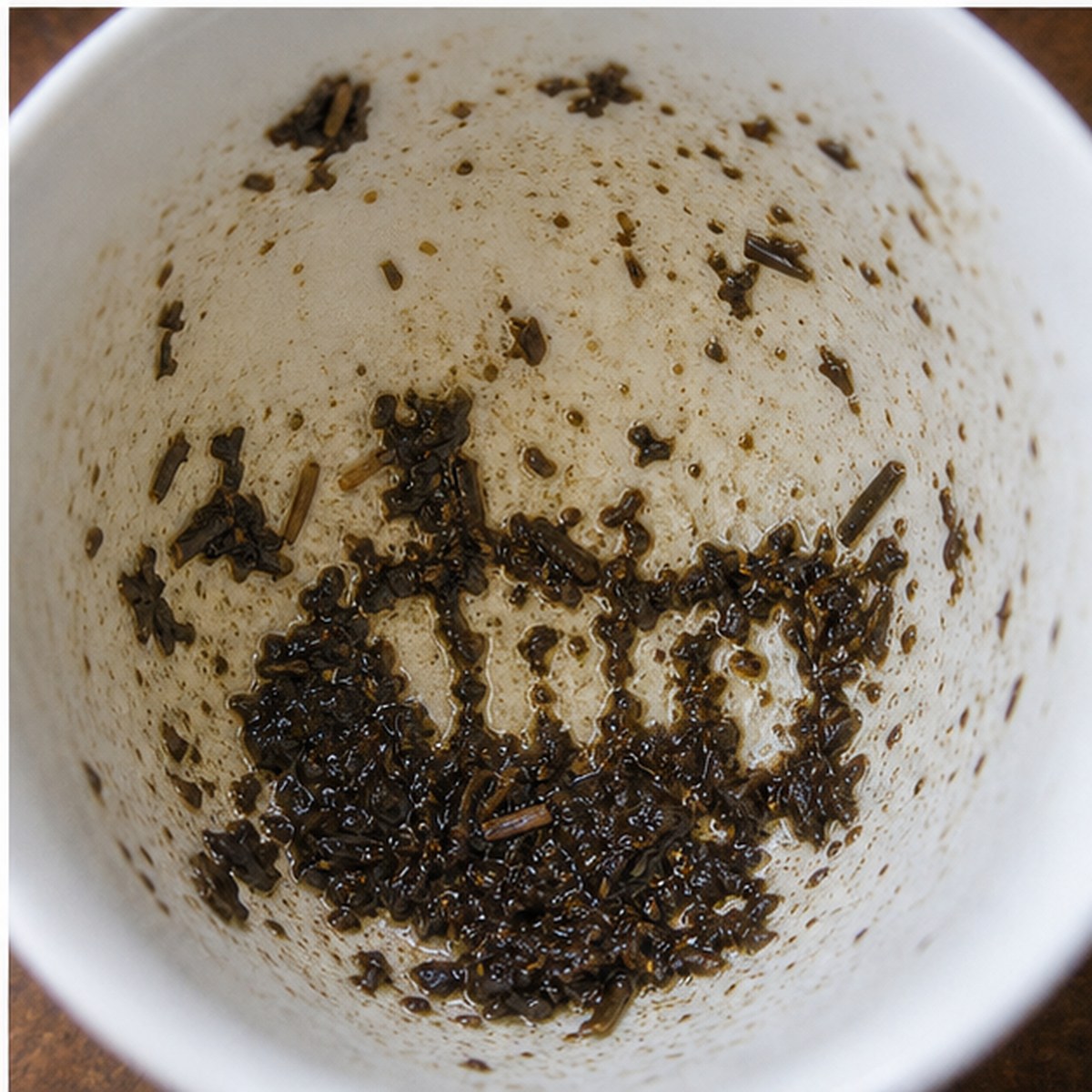 Teeth tea leaves cup variation three