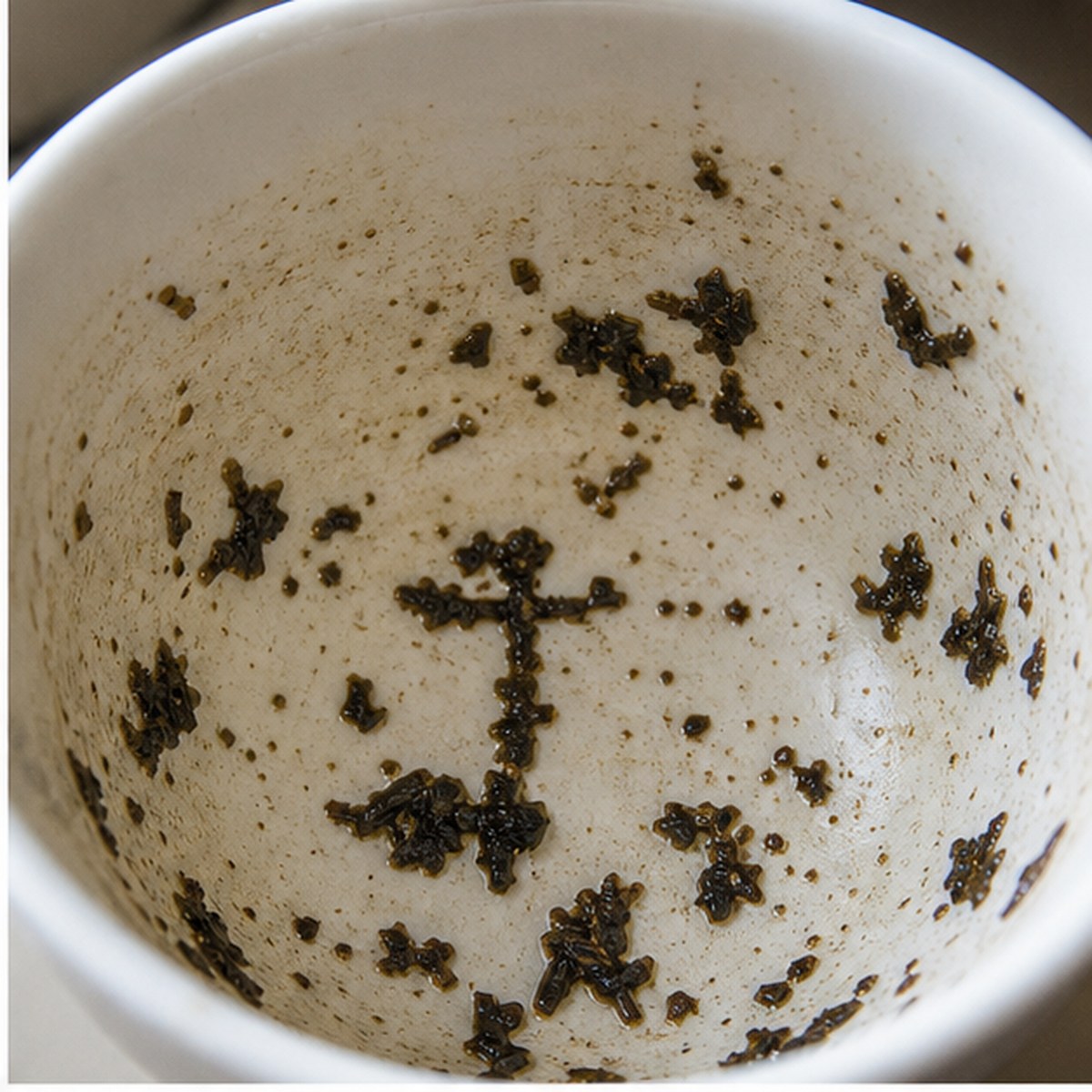 Telegraph Post tea leaves cup variation one