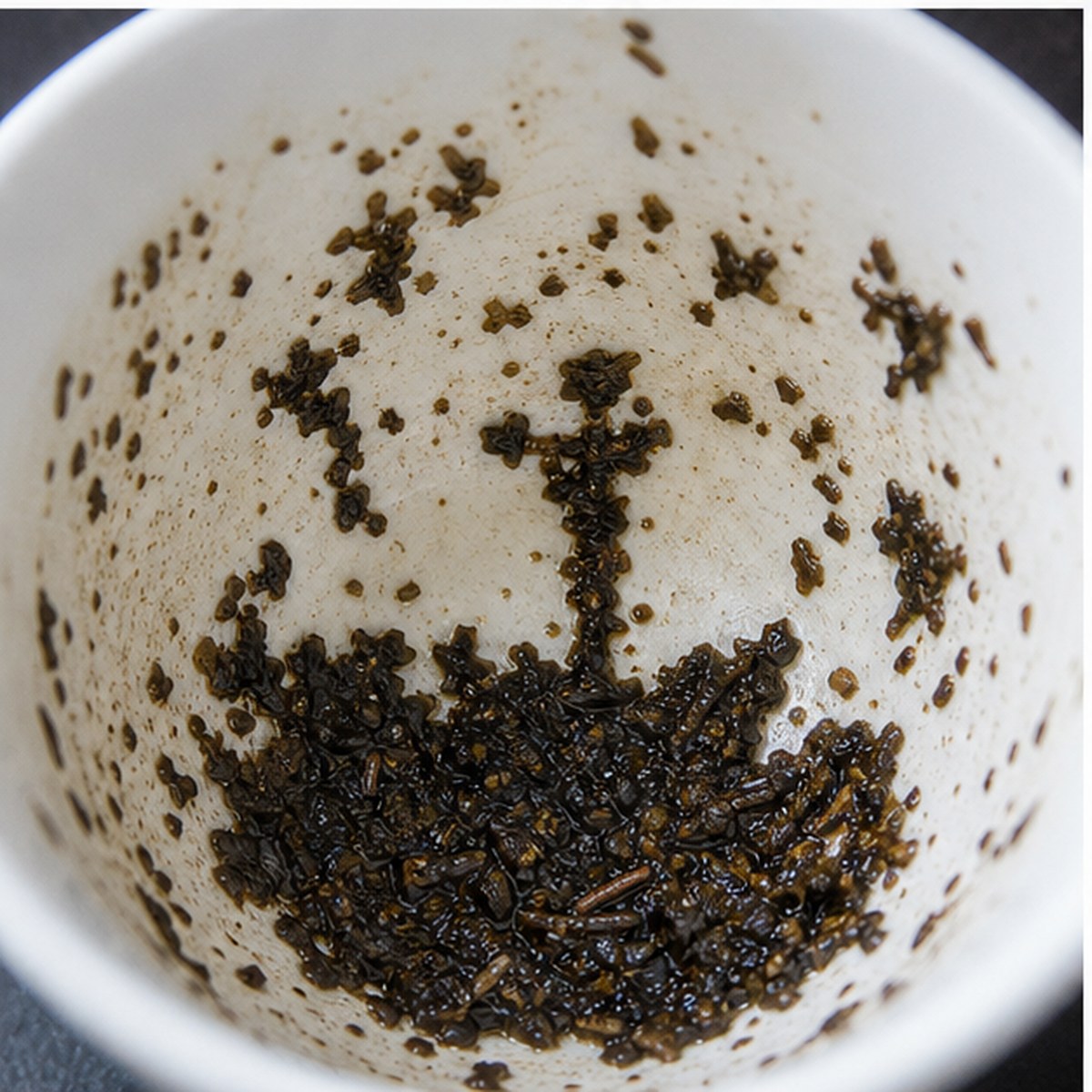 Telegraph Post tea leaves cup variation two
