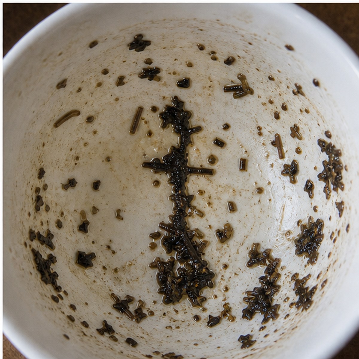 Telegraph Post tea leaves cup variation three