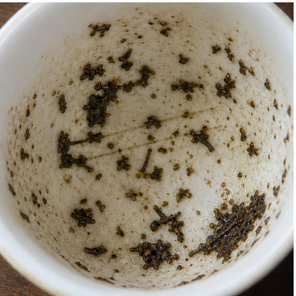 Telegraph Wires tea leaves cup variation two