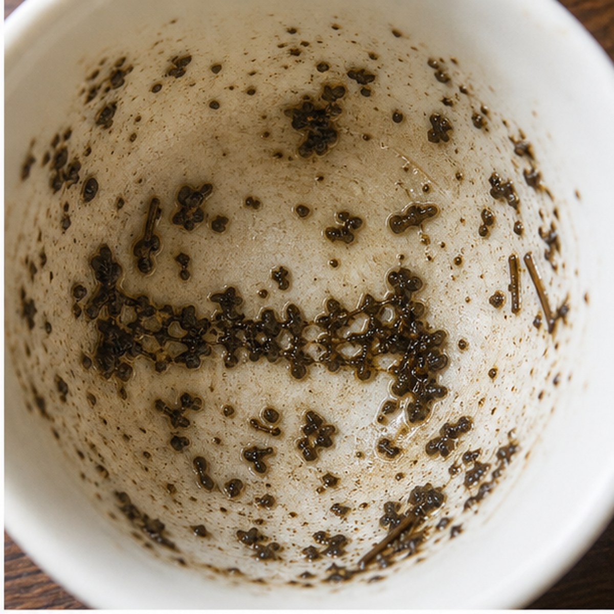Tennis Net tea leaves cup variation one