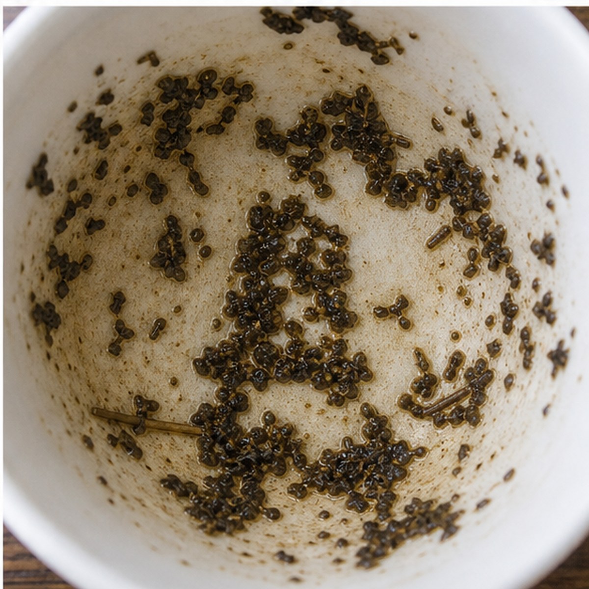 Thimble tea leaves cup variation three