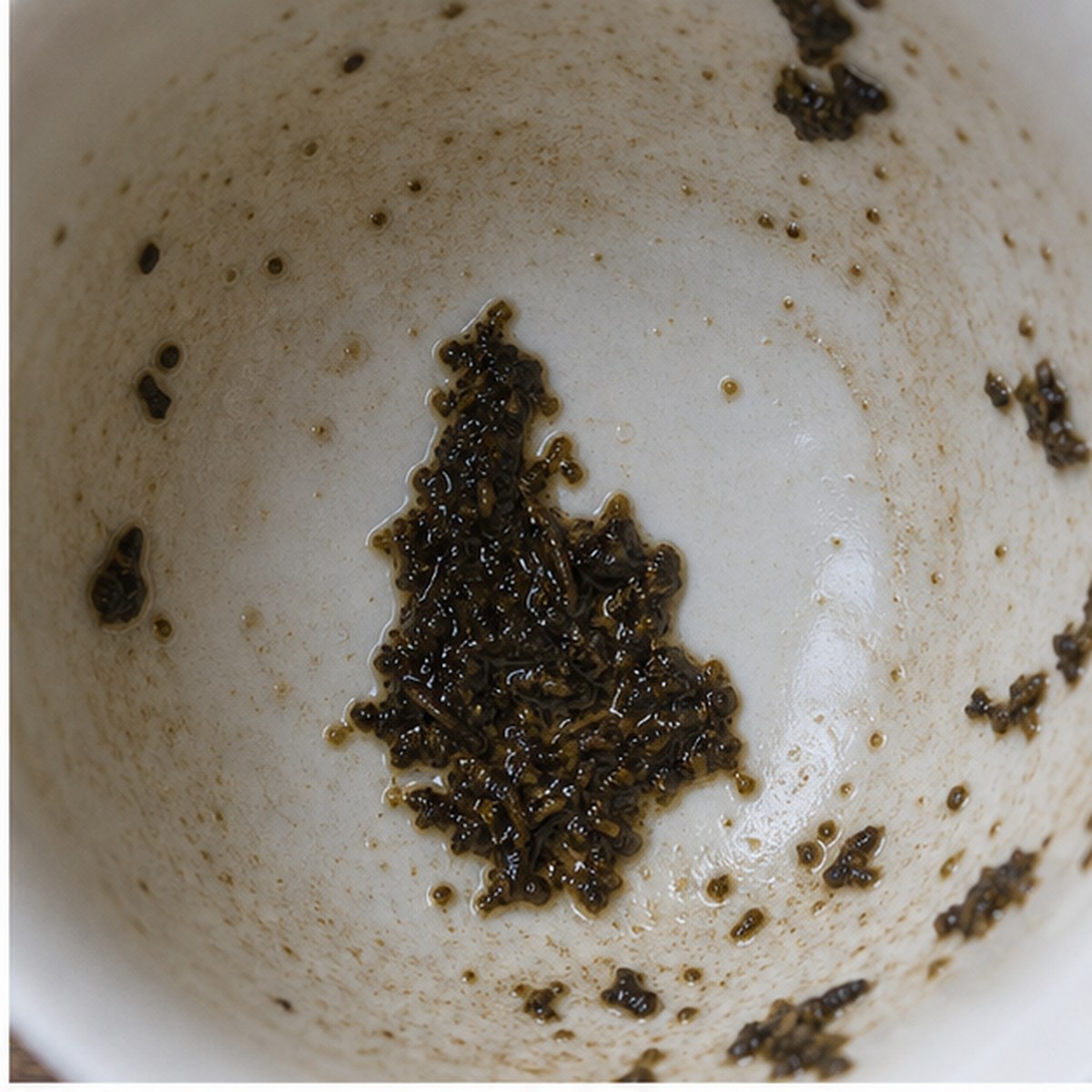 Thumb tea leaves cup variation one