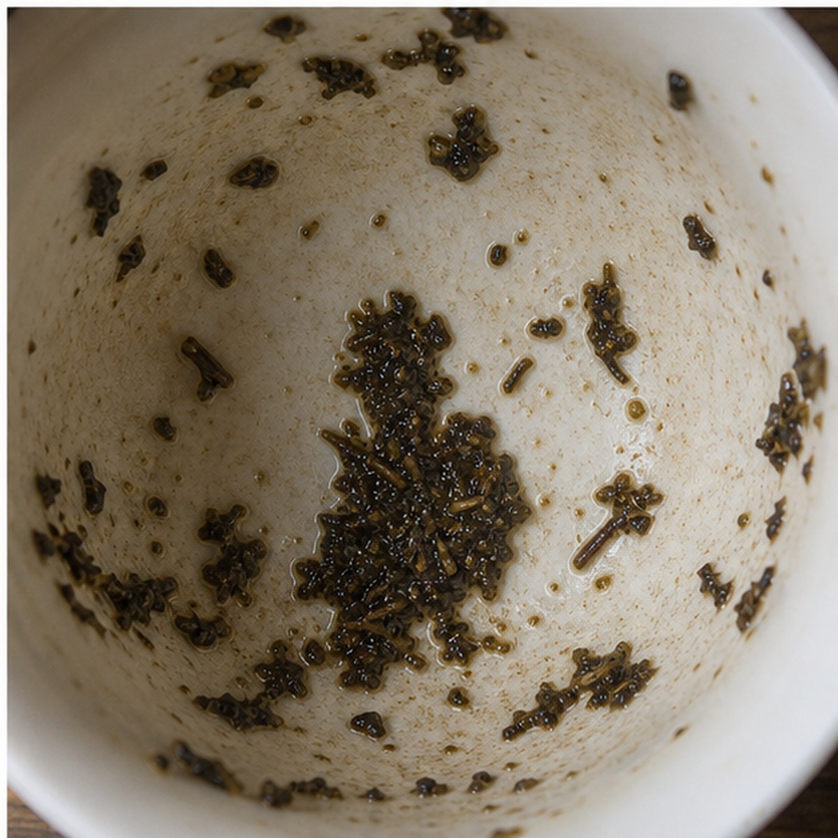 Thumb tea leaves cup variation three