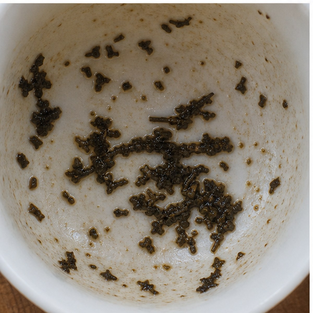 Timber tea leaves cup variation two