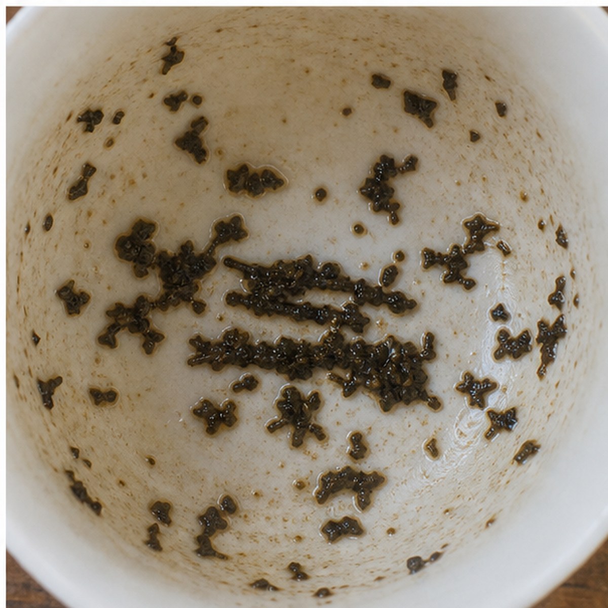Timber tea leaves cup variation three