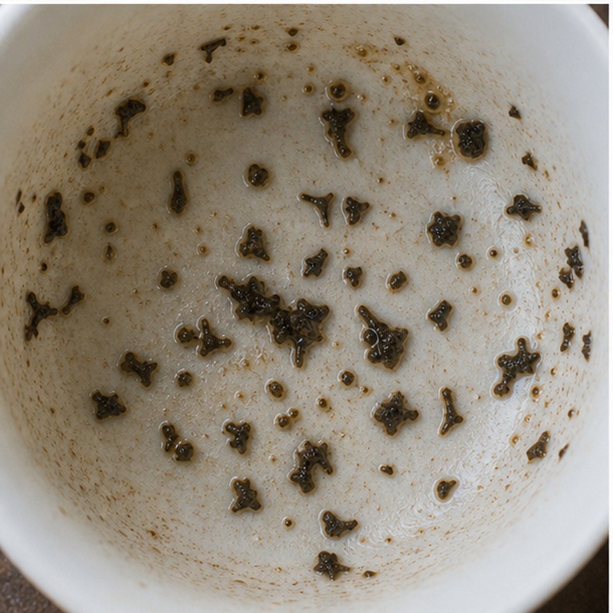 Tin Tacks tea leaves cup variation two