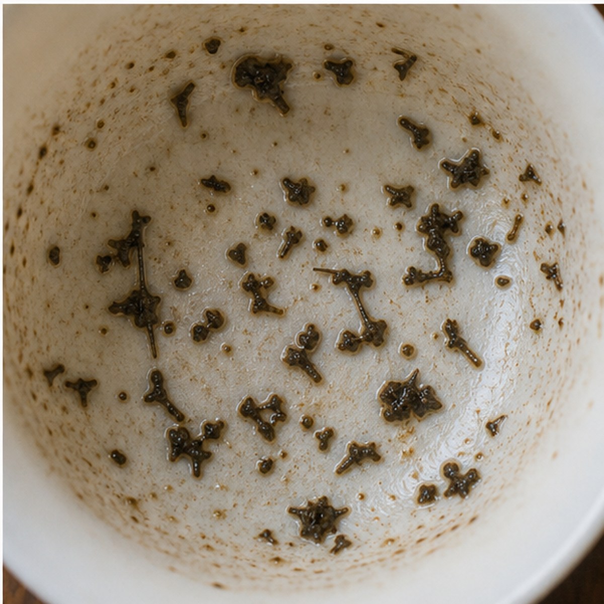 Tin Tacks tea leaves cup variation three