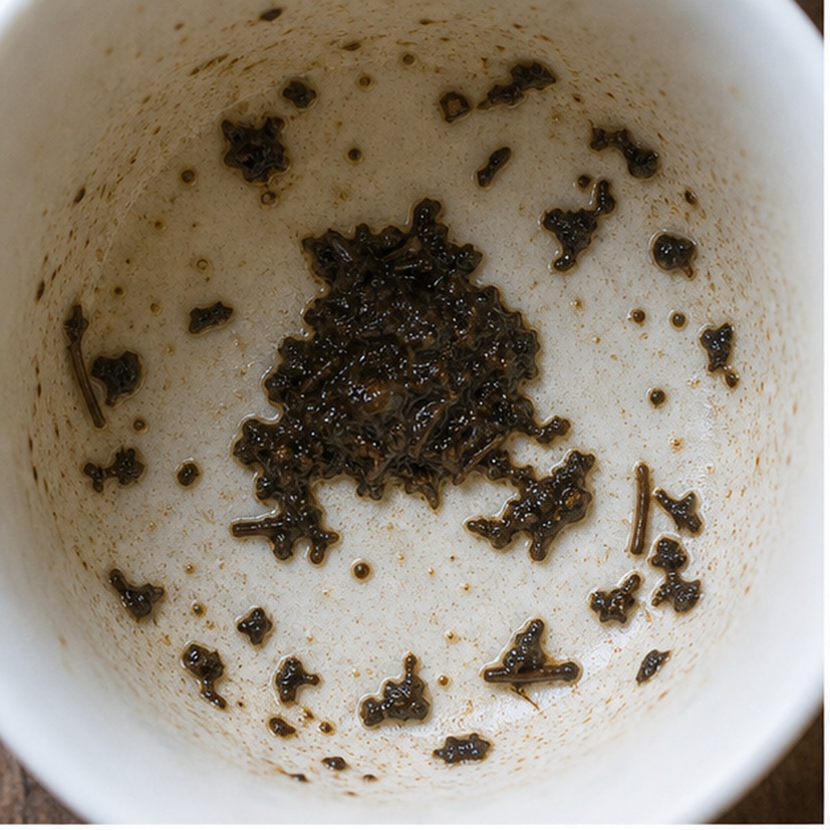 Toad tea leaf reading cup example