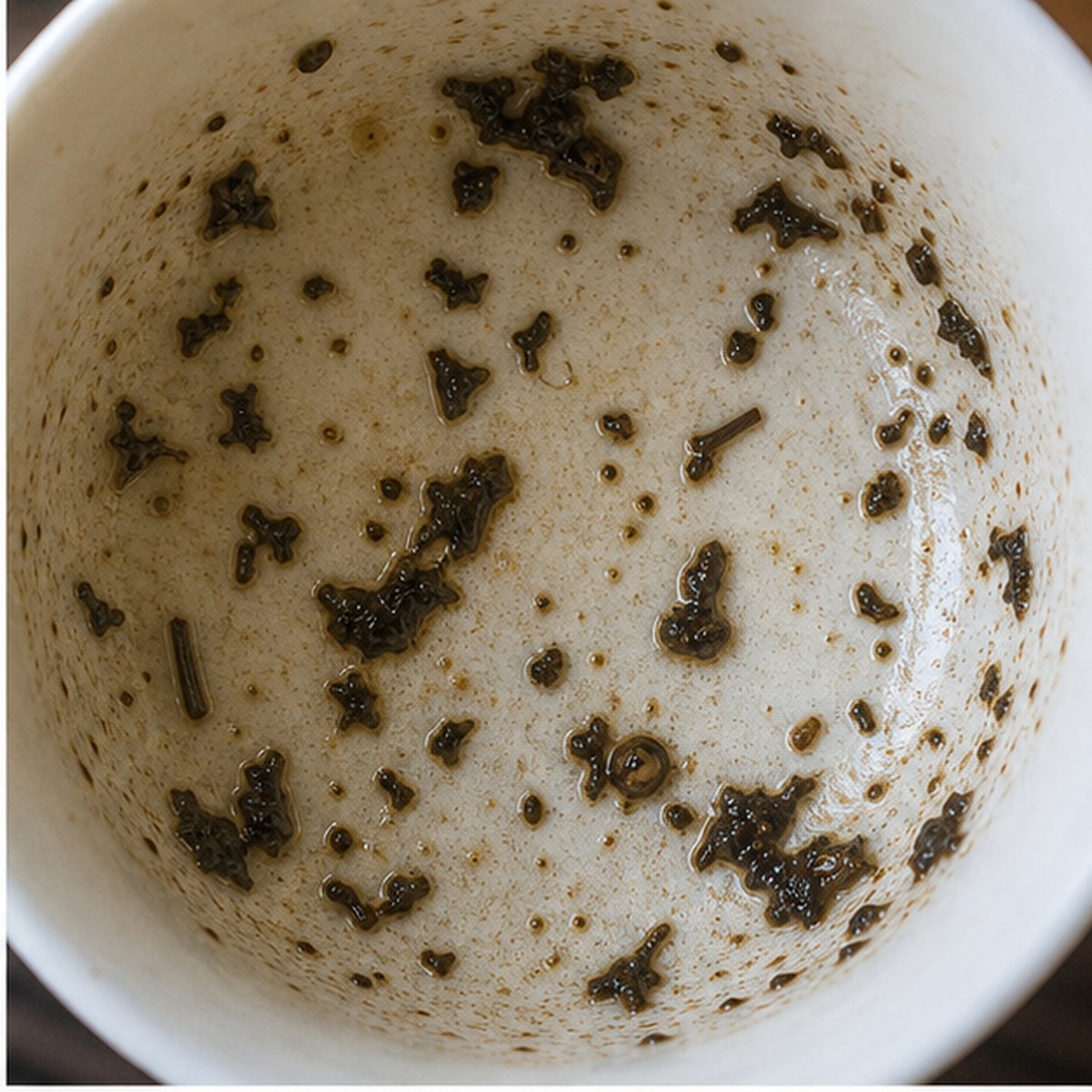 Toad tea leaves cup variation one