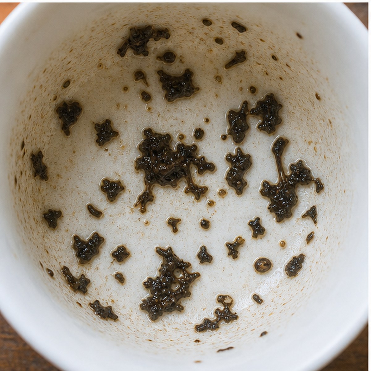 Toad tea leaves cup variation two