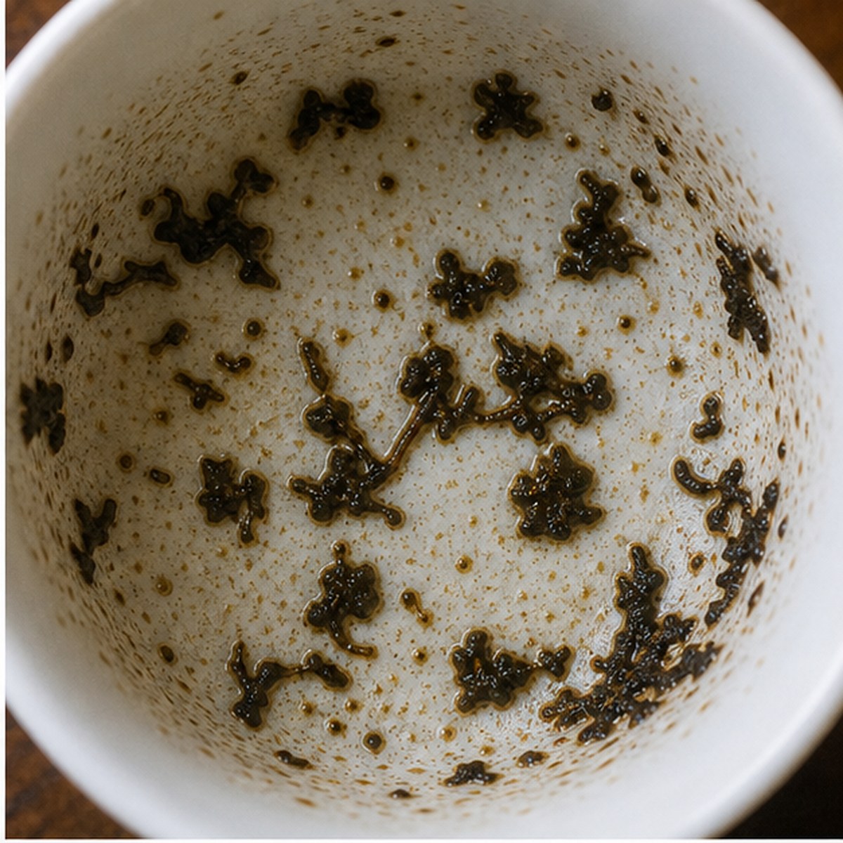 Tomatoes Growing tea leaves cup variation one