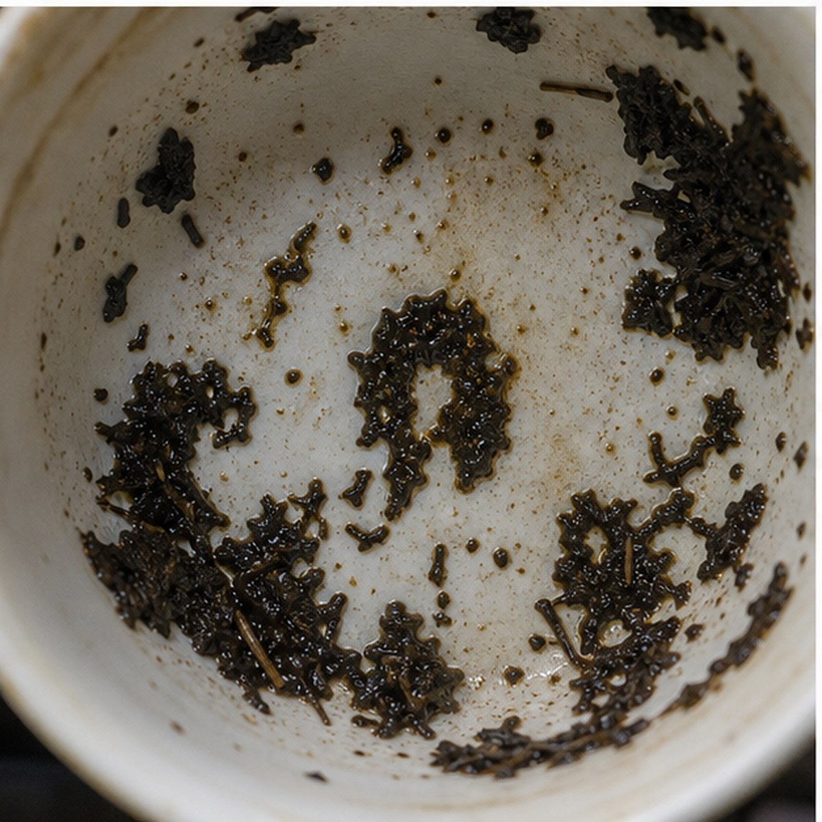 Tooth tea leaves cup variation two