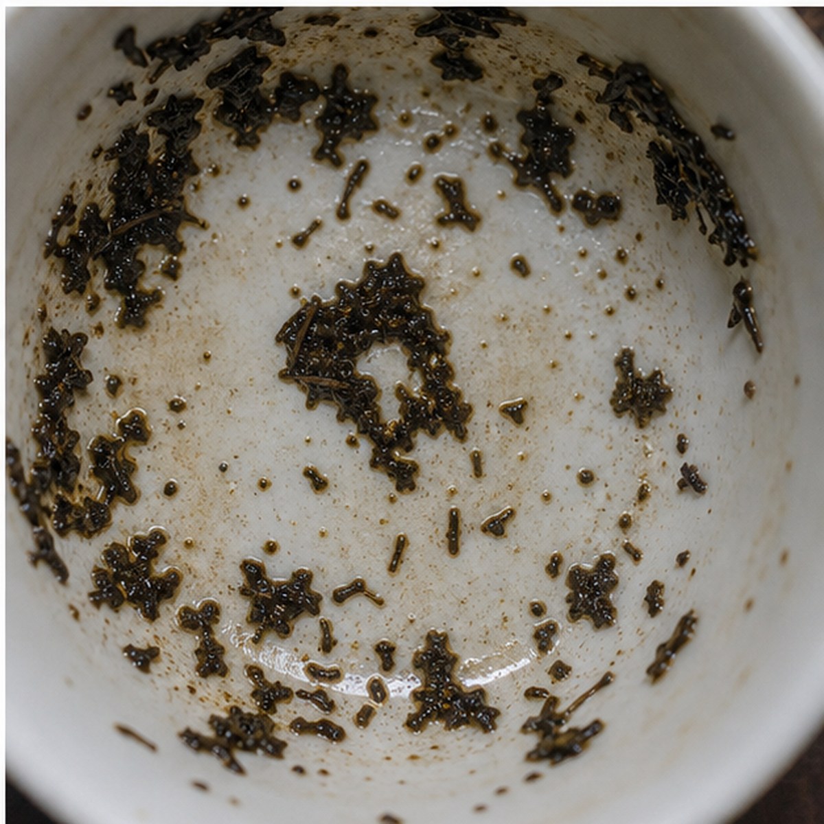 Tooth tea leaves cup variation three