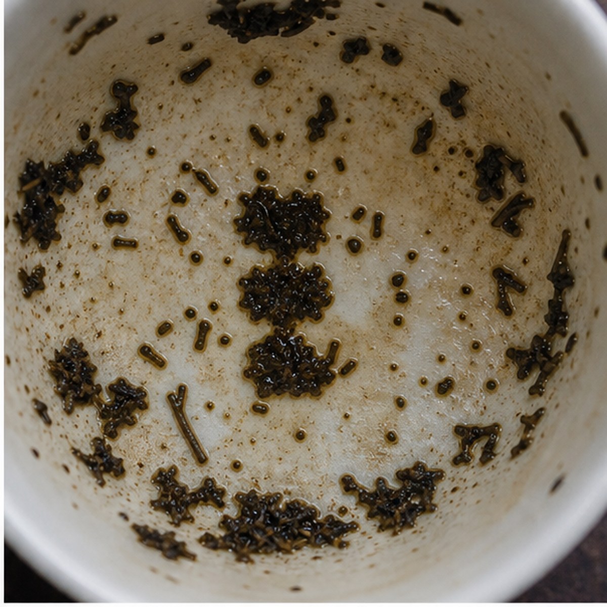 Topiary Work tea leaves cup variation one