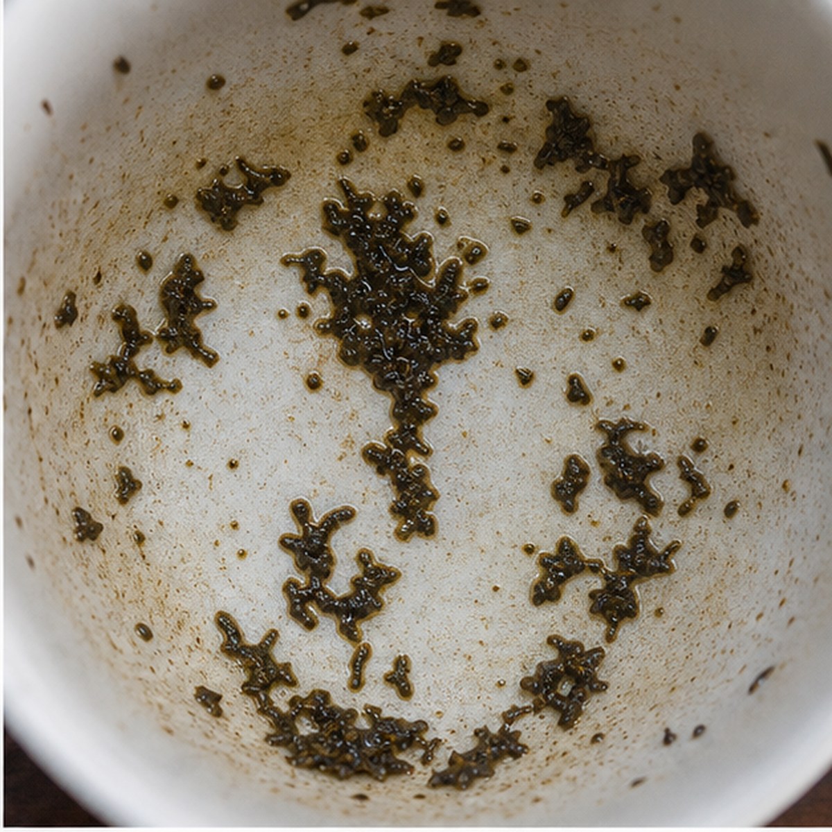 Torch (Flaming) tea leaves cup variation one