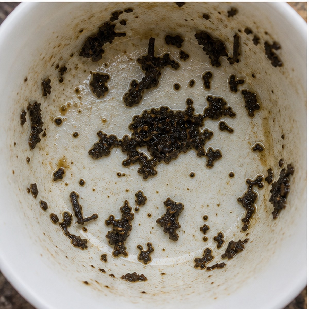Tortoise tea leaves cup variation two