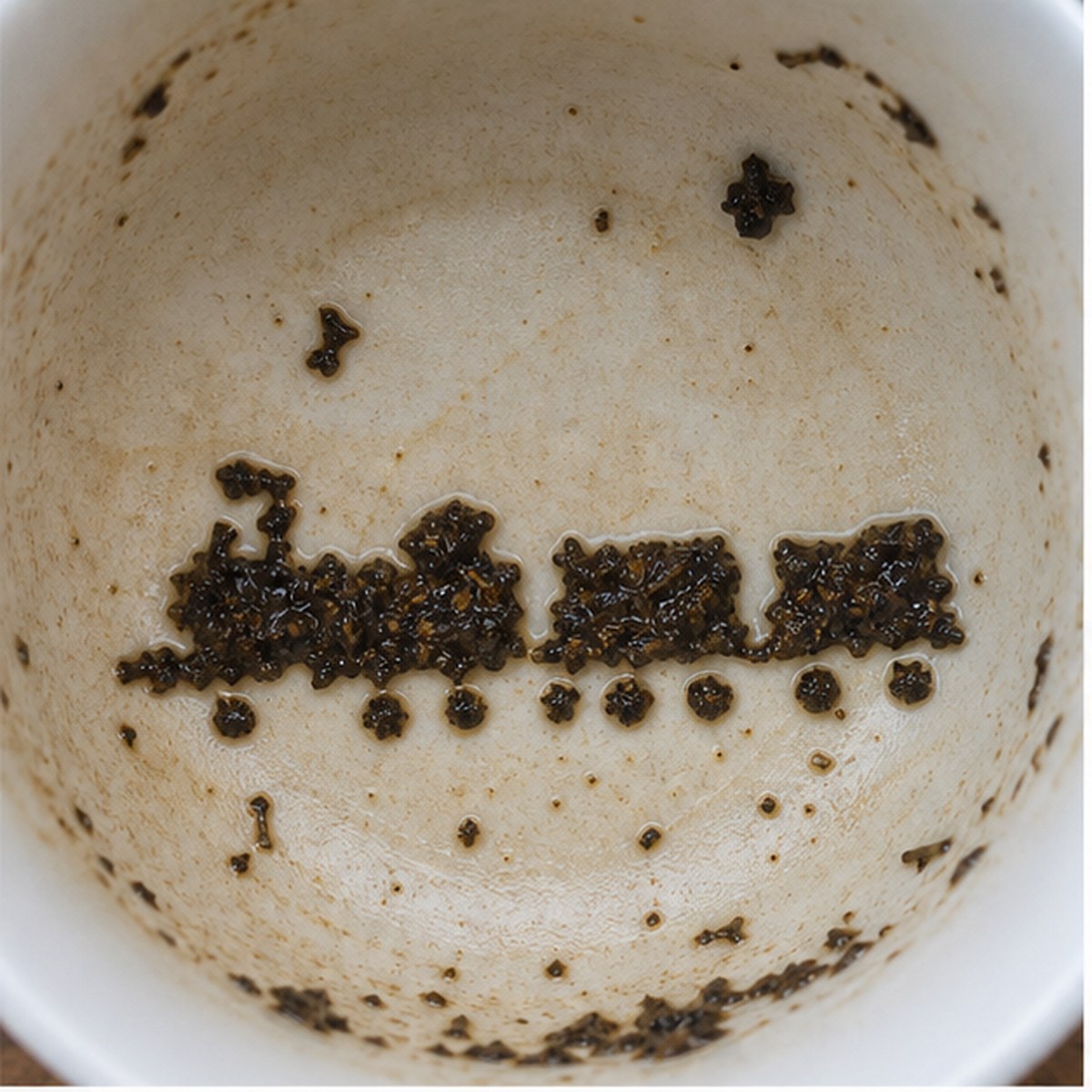 Train tea leaf reading cup example