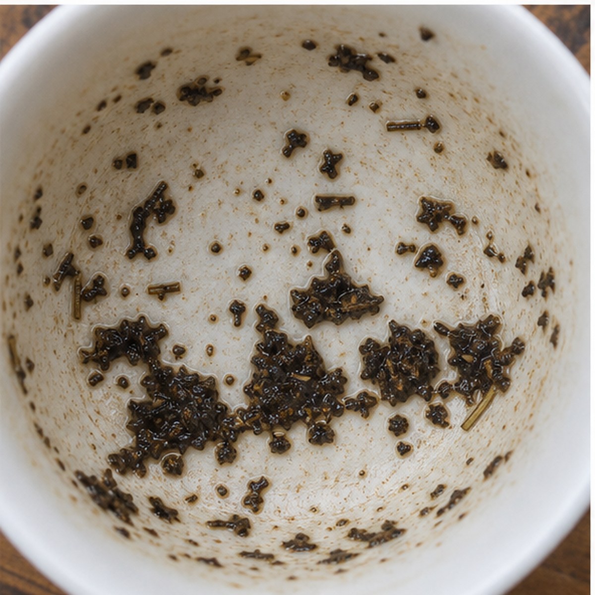 Train tea leaves cup variation two