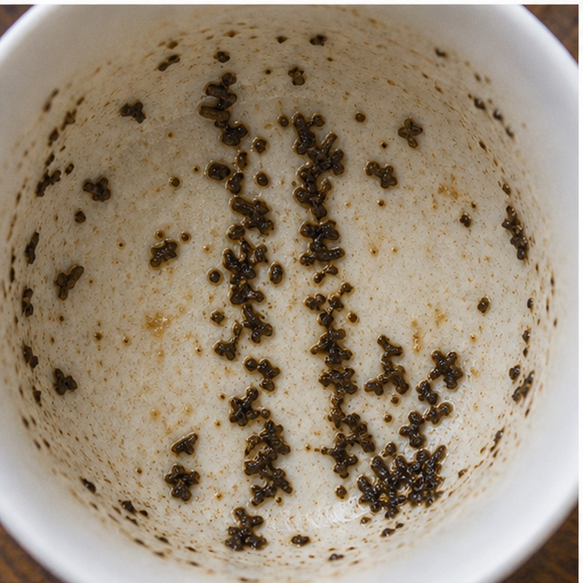 Tram Line tea leaves cup variation two