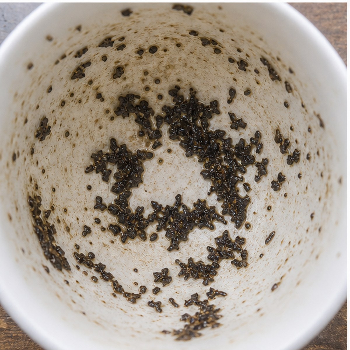 Triangle tea leaves cup variation two