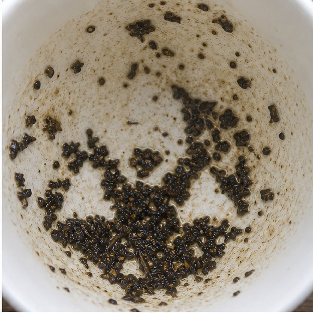 Triangles tea leaves cup variation one