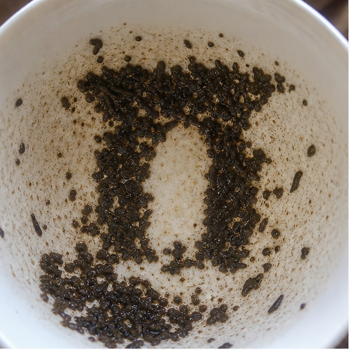 Triumphal Arch tea leaf reading cup example