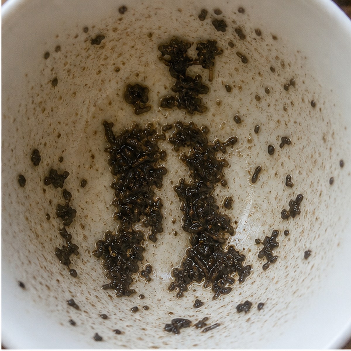 Trousers tea leaves cup variation one
