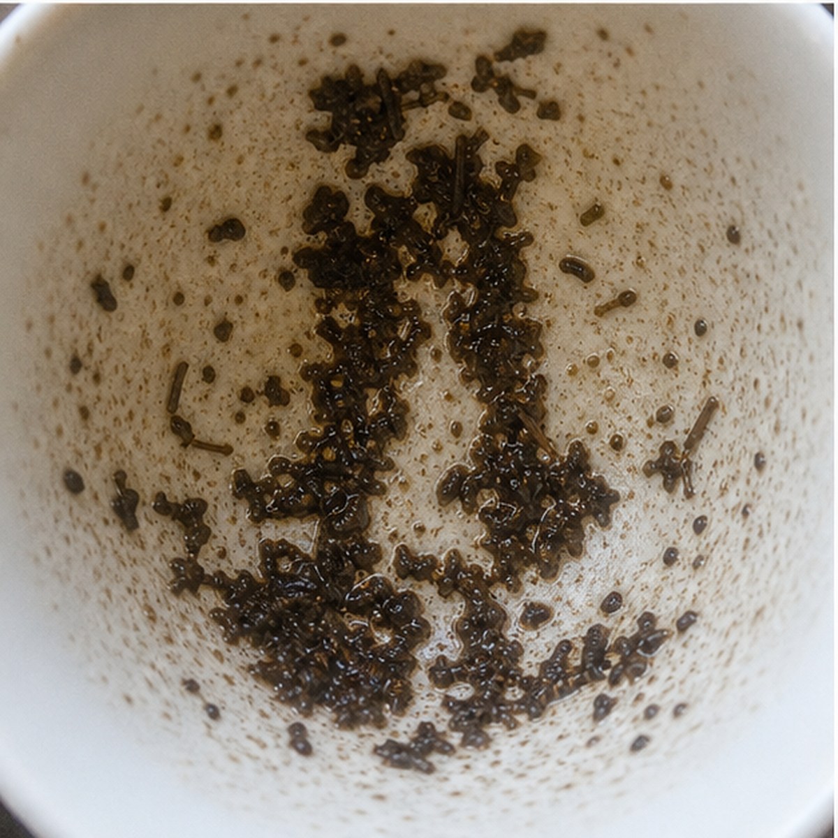 Trousers tea leaves cup variation two