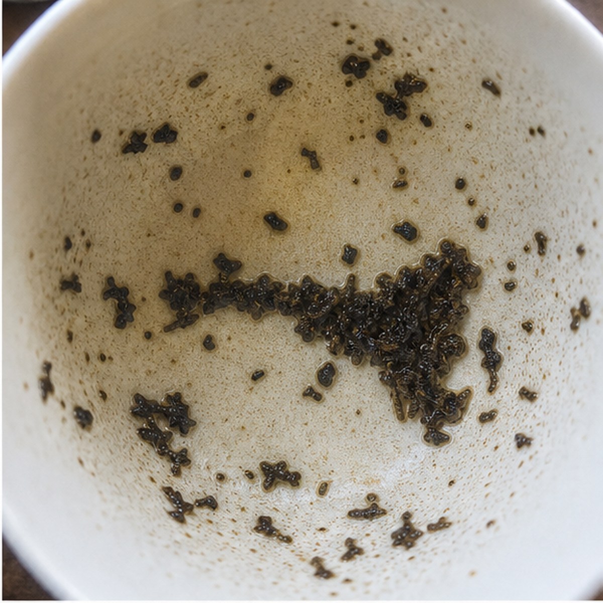 Trumpet tea leaves cup variation one