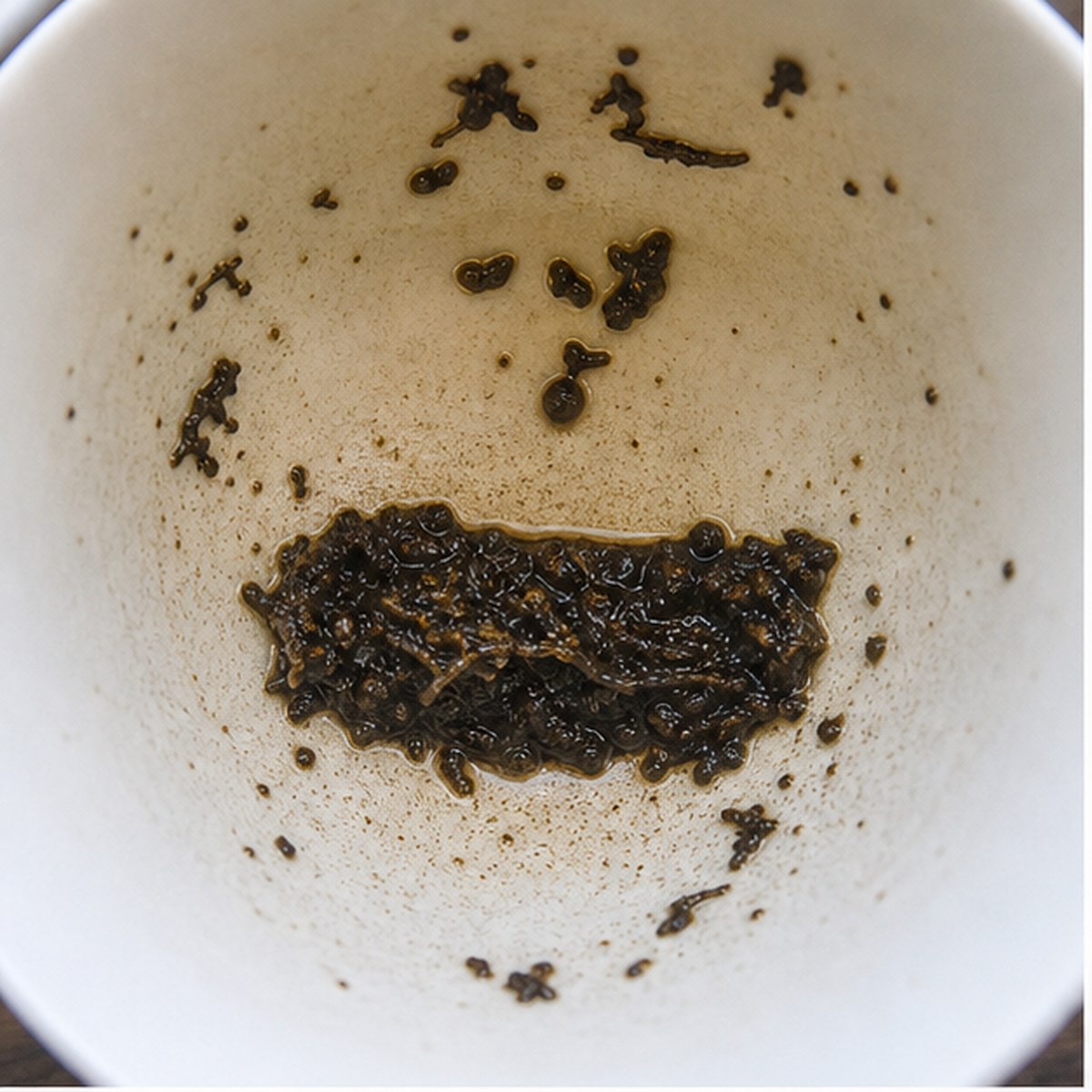 Tub tea leaf reading cup example