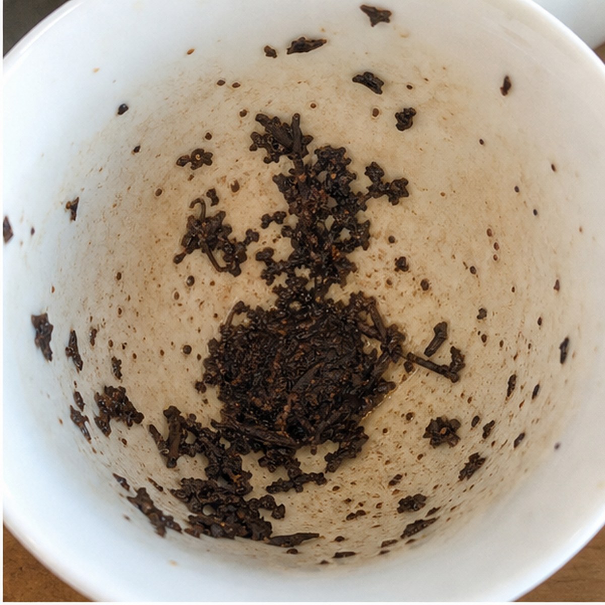 Turnip tea leaves cup variation one