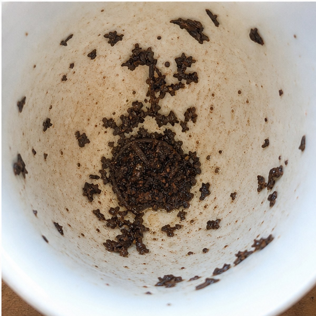 Turnip tea leaves cup variation three