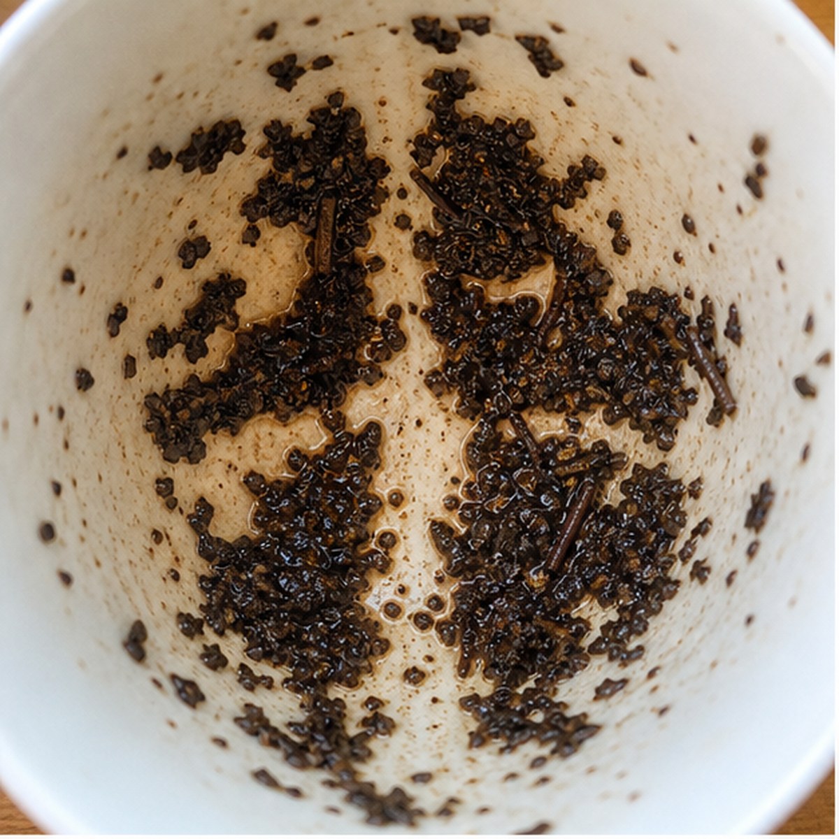 Turnpike tea leaf reading cup example