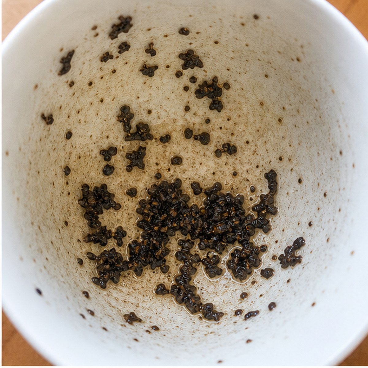 Twisted Figures tea leaves cup variation one