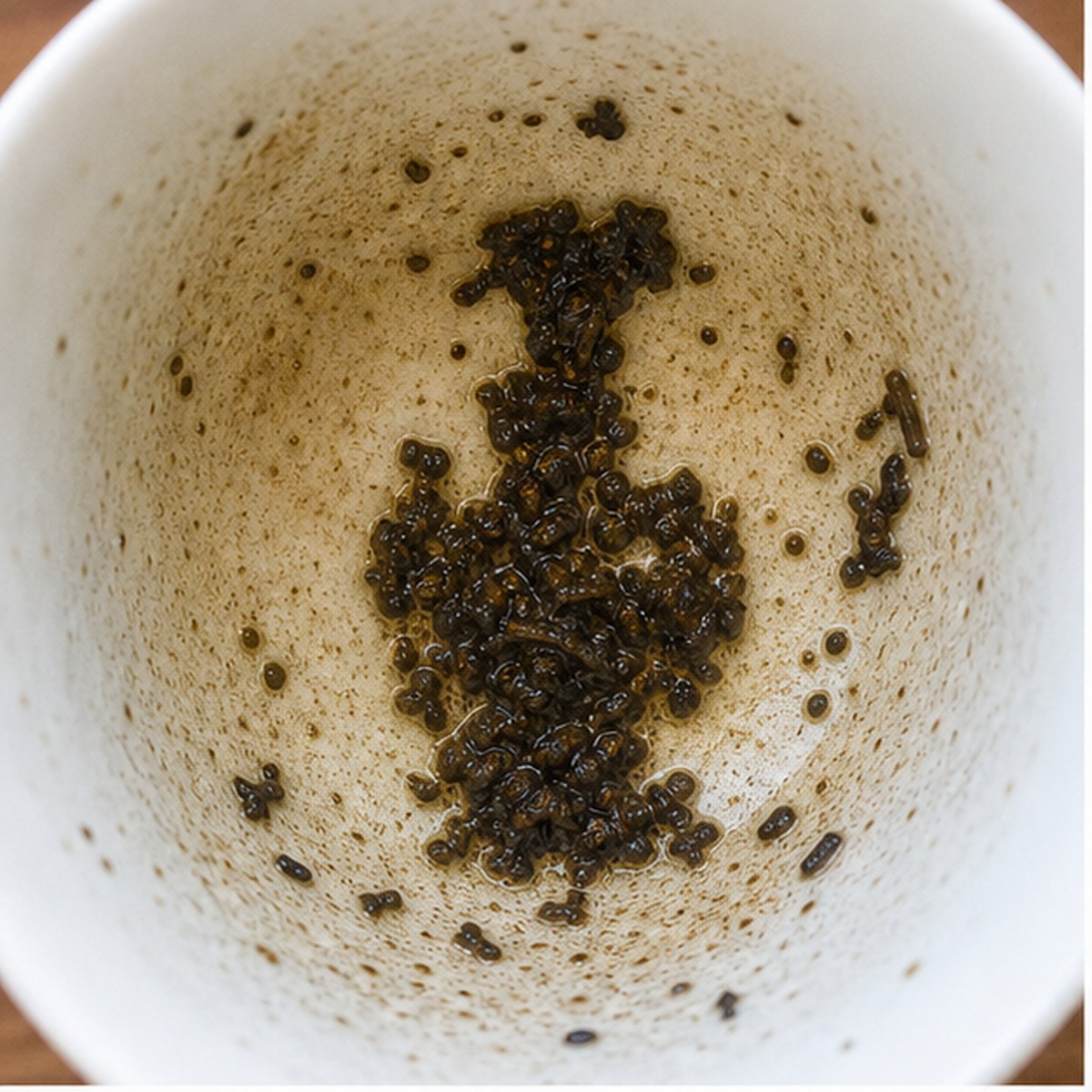 Urn tea leaf reading cup example