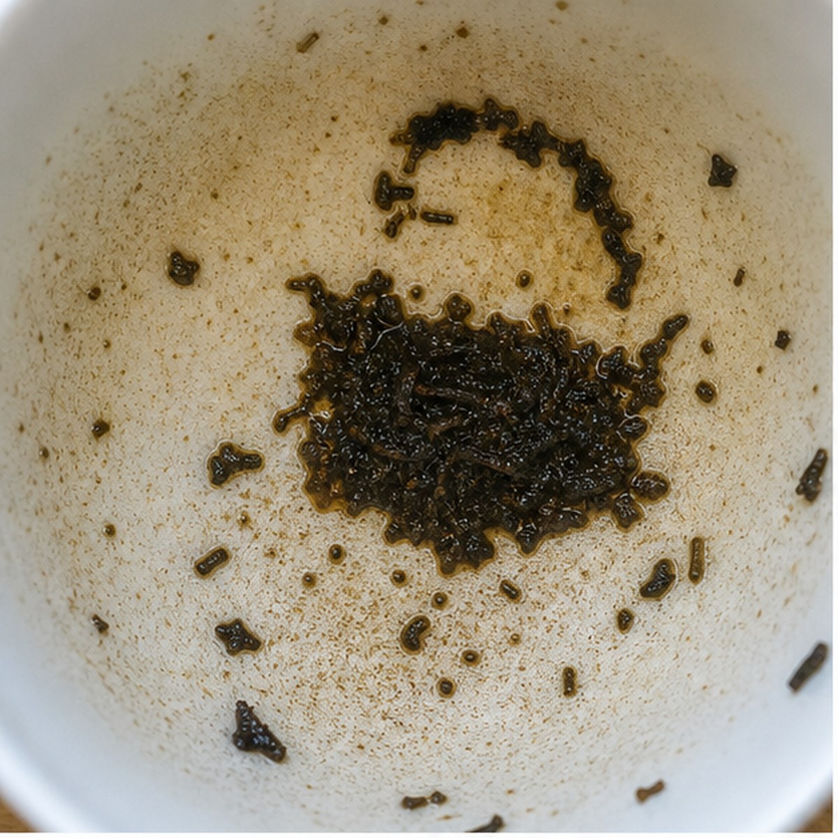 Vanity Bag tea leaf reading cup example