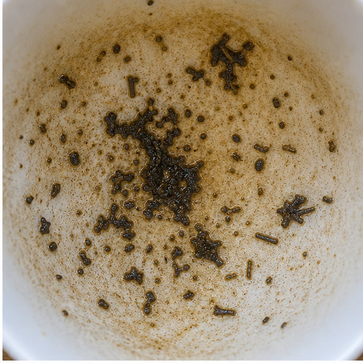 Vase tea leaves cup variation one
