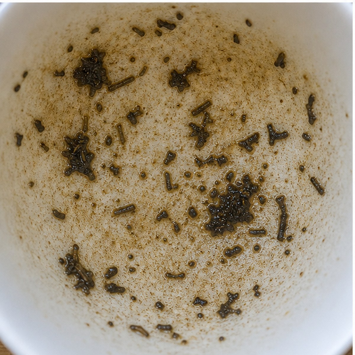 Vase tea leaves cup variation two