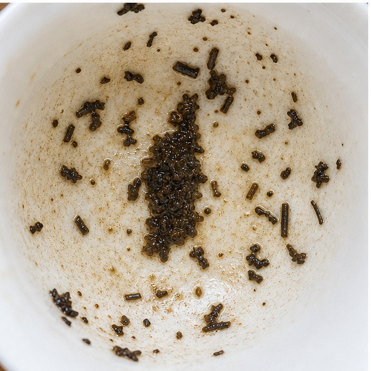 Vegetable Marrow tea leaves cup variation two